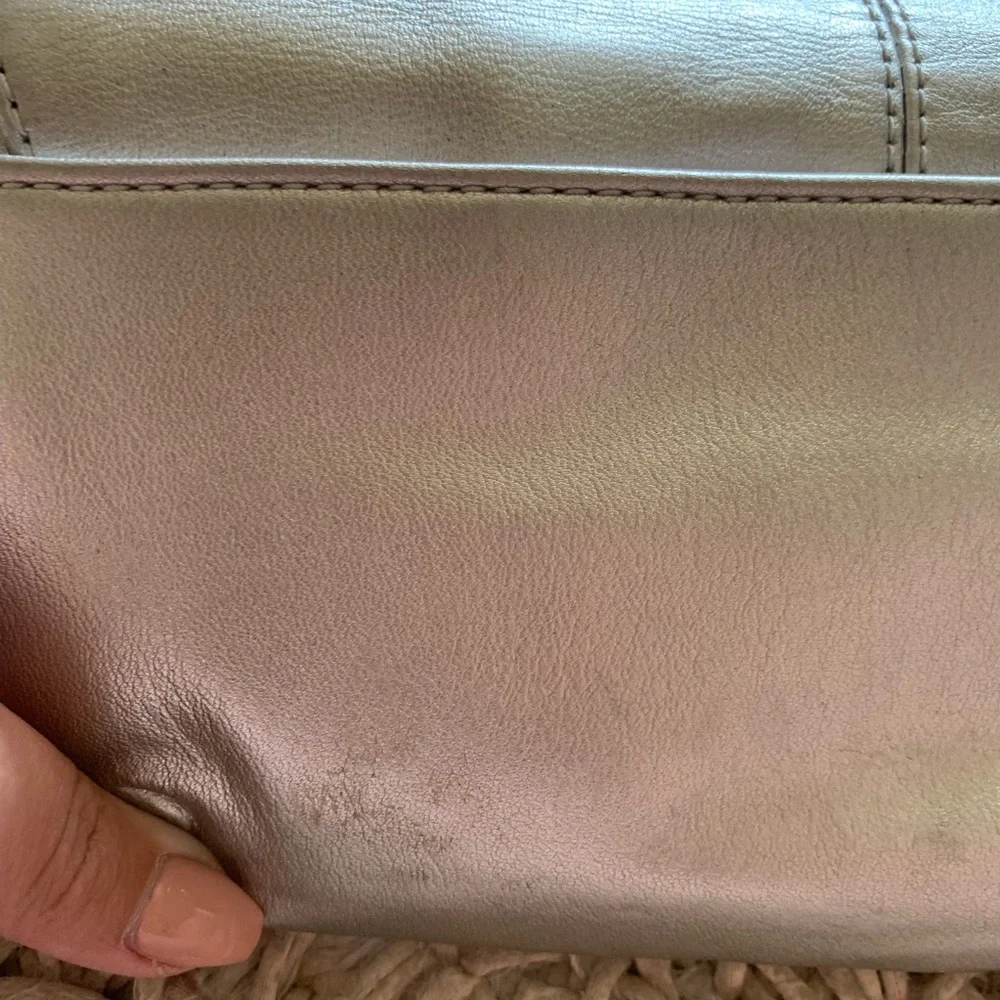 Coach Silver Wristlet